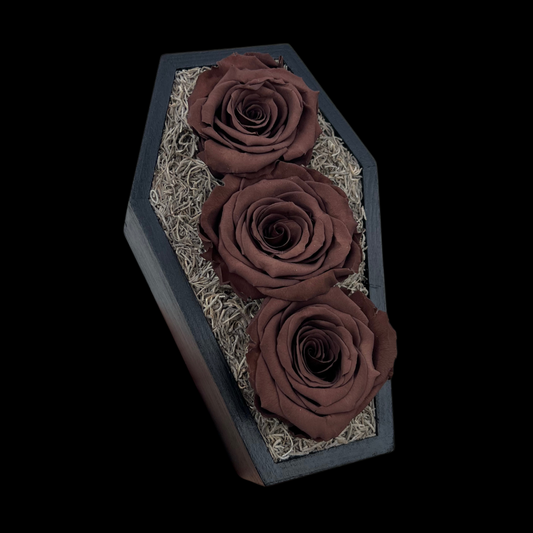 *Ready to Ship* "Cordelia" Preserved Floral Coffin