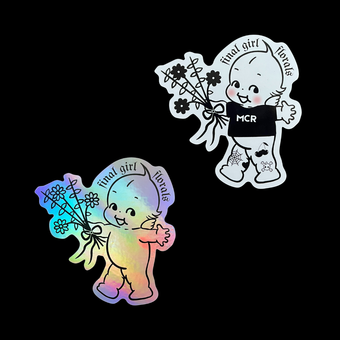 Final Kewpie Sticker – Final Girl Florals